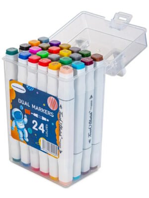 24 μαρκαδόροι διπλής όψης